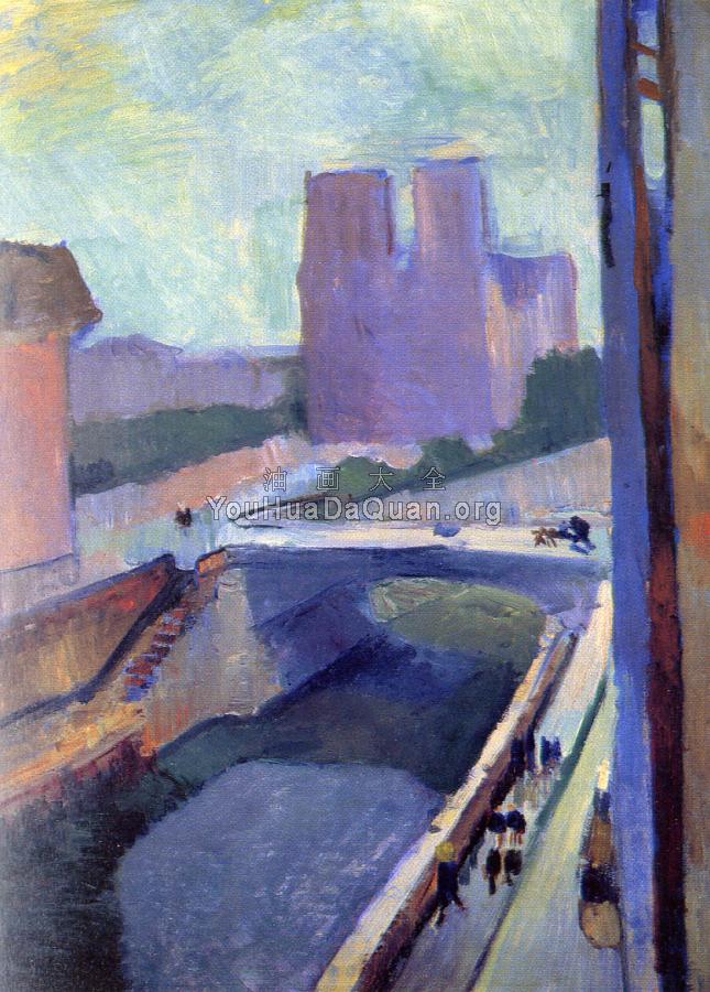 斜阳下的圣母院 - 亨利·马蒂斯